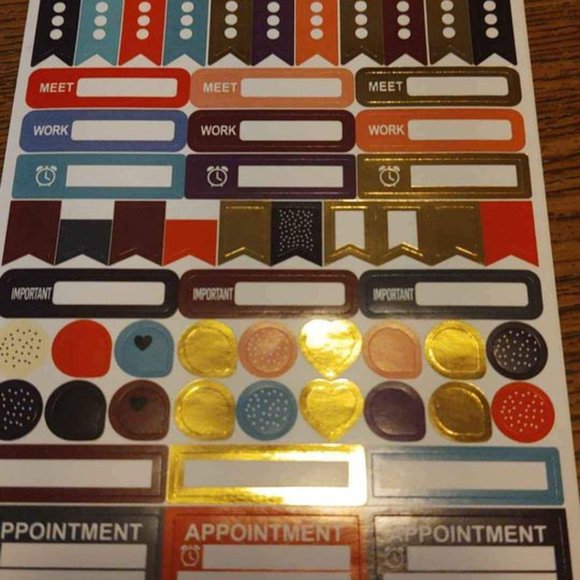 BNIW Calendar / Organizer Stickers -4 packs - Picture 3 of 5